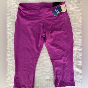 NWT Reebok Purple Capri Leggings